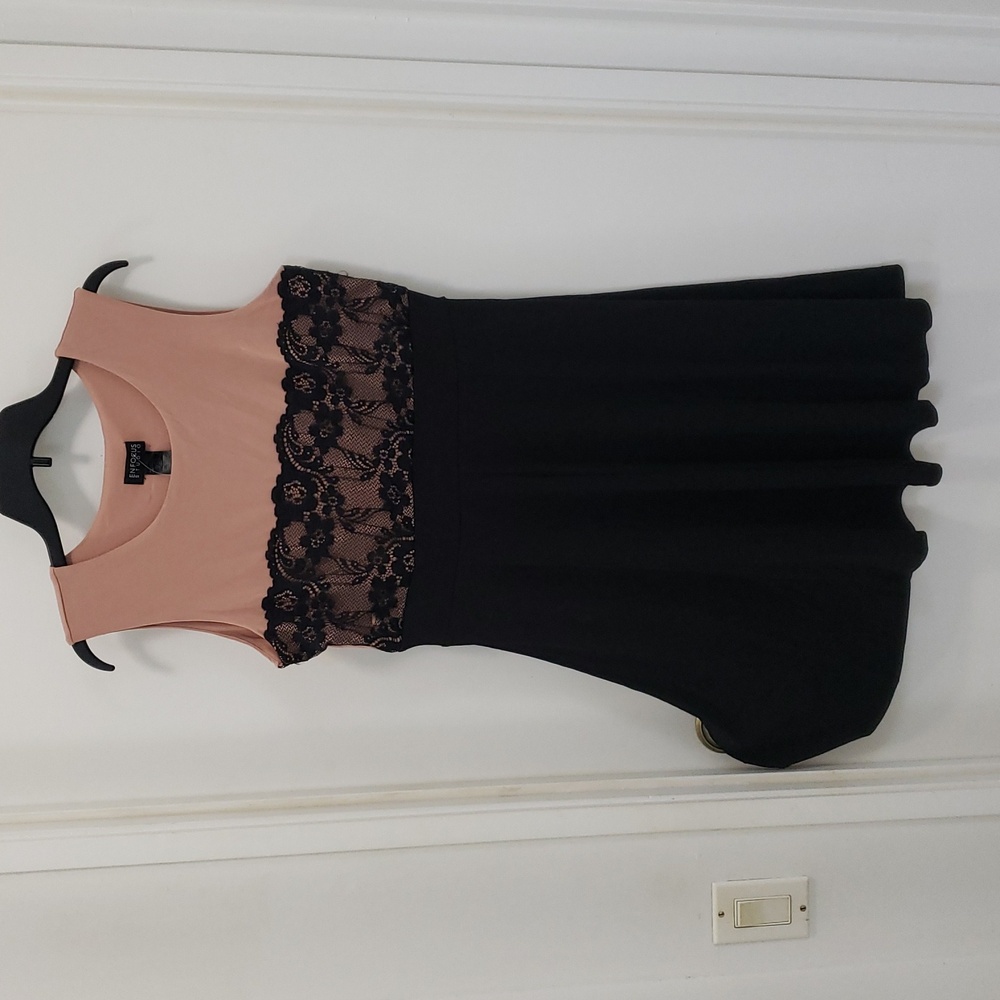 NWT 〰️Enfocus Studio〰️ Lace Colorblock Dress 14